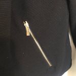 Calvin Klein Black and Gold  Ribbed Flyaway Jacket Size M Photo 3