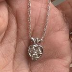 14k Gold Diamond Heart Shape Necklace Photo 0