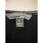 Catherine Malandrino SOLID BLACK DRESS SIZE 4 (L8) Photo 1
