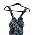 Elle  Womens Sundress Mosaic Voyage Print Beach Cruise‎ Summer Maxi Dress Small Photo 1