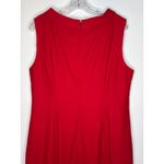 Talbots NWT Italian flannel red holiday sleeveless bateau neckline dress 16 p Photo 6