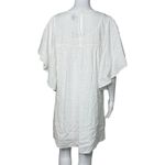 Old Navy Tunic Dress Womens Medium White Flutter Sleeve Square Neck Boho Photo 3
