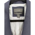 J CREW 10 School Boy Blazer Navy Gold 2 button Wool Stretch Single Breasted Blue Photo 5