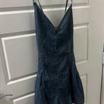 NWT Miou Muse Denim Mini Romper – Size Small Blue Photo 0