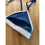 Lululemon Blue & White Surf To Sand Triangle Bikini Top Size XS Photo 3