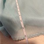 Lolita Light Blue Blouse with Lace Trim Green Size M Photo 3