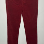 Kut From The Kloth  dark red corduroy skinny pants women’s‎ size 6 winter boho Photo 0