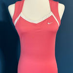 Nike Drifit Sleeveless V neck Top Pink/white Size S Photo 0
