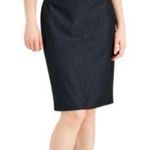 EXPRESS  DESIGN STUDIO Zip and button Front Pencil Skirt Lined Photo 0