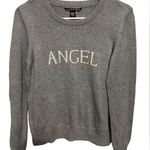 Victoria's Secret  grey ANGEL Cashmere Blend Sweater size large Photo 0