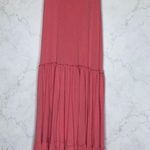 Anthropologie Sundry tiered pink tank prairie maxi dress Photo 1
