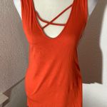 Old Navy Orange Cut Out Tank Top Photo 0