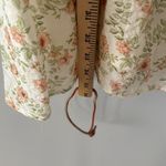 Blu Pepper Floral Cottage Core Dress Mini Size Large Color is Cream with Peach Photo 7