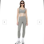 ANINE BING  Sport Blake luxury leggings in Storm Grey size Large Photo 5