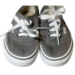 Vans Canvas Skateboarding Shoes Mens Size 6/Womens 7.5 Grey White Off The Wall Photo 1