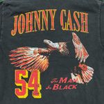 Johnny Cash The Man in Black Country T-Shirt Size Medium Photo 1