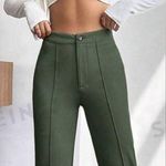 SheIn NWOT PETITE High Waist Press Crease Tapered Summer Pants Photo 1