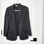 J. JILL M Petite Dark Gray Knit Ponte Blazer‎ Work Wear Office Business Size undefined Photo 0