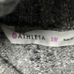 Athleta  Turtleneck Poncho Gray Wool Blend Knit Pullover Top S/M Photo 1