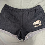Roots  Canada Tweed Short Women's Small Black/Grey Photo 0