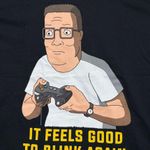 King of the Hill "It Feels Good to Blink Again" T-shirt, size medium Photo 1