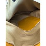 Genuine Leather Crossbody Bag Made in Italy Mustard Yellow Photo 5