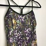 Lululemon Power Y Tank Floral Sport Gator Green Photo 3