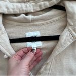 Aerie  cream beige Henley‎ hoodie pullover Photo 1