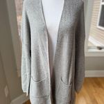 Wild Fable  Light Gray Oversized Balloon Sleeve Cardigan Sweater Size Large Photo 3