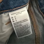 AE American Eagle Shorts Women's Jean Denim Mom Shorts Distressed SZ 8 Blue Photo 5