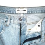 NWOT Slvrlake London High Rise Straight Leg Distressed Jeans 29 in Love Hurts Blue Photo 4