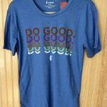 Cotopaxi Women’s Do Good Repeat Organic Cotton T-shirt In Blue. Size Small. NWT Photo 0