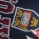 Authentic Oxford university embroidery preppy crew sweatshirt college classic Blue Size XS Photo 3