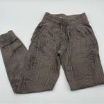 Lululemon Size 0 Warm Down Jogger 7/8 Length Thread Dye Rover Black Sweatpants Photo 0