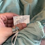 NWOT light blue fuzzy sequined sleeveless prom dress size 6 with large bow Photo 6