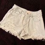 PacSun Light Wash Denim High Waisted Shorts Photo 0