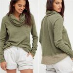 Free People Beach Cocoon Pullover M/L Green Photo 1
