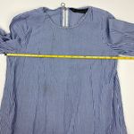 ZARA Trafaluc Asymmetric Striped Dress Blue White Women’s Size XS Photo 4