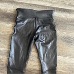 Spanx Faux Leather Moto Leggings Black Full Length Shaping Legging Size XS Photo 8