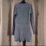 Forever 21 NWOT  Long Sleeve Sweater Grey Tunic, Sz S Photo 3