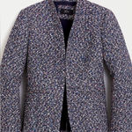 J.Crew  Going Out Blazer In Navy Blue/Pink Confetti Tweed Women’s 4 Photo 0