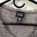 Eileen Fisher  Rumpled Organic Linen Oversized Longline Blazer Duster Jacket L Photo 2