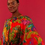 Farm Rio ππ Urban Jungle Midi Dress ~ XS NWT Photo 3