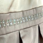 David's Bridal NWT  Champagne One Shoulder Party Dress Sz 4 Photo 2