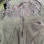 City Studio Lilac Glitter Gown Size 1/2 Lace Back Prom Dress w/ Pockets 59" Long Purple Photo 6