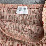 Sienna Sky  Floral Pink Ruffle Blouse Crop Top 
Tiny flowers ruffle sleeves Photo 3