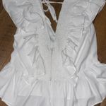 She & Sky cute white top Photo 2