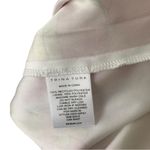 Trina Turk ‎ Verbenia Sleeveless Abstract-Print Ruffle Top Medium Pink Orange Photo 5