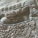 Hollister  White Jean Shorts with Intricate Lace Hem Photo 2