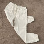 Cream denim joggers Size M Photo 0